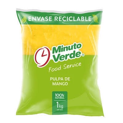 PULPA DE MANGO MINUTO VERDE 1KG