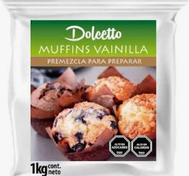 [DOLCETTO] MUFFINS VAINILLA 1KG DOLCETTO