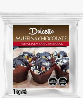 [DOLCETTO] MUFFINS CHOCOLATE 1KG DOLCETTO