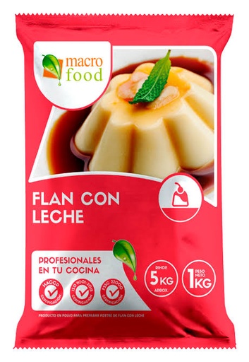 [POSTRES] FLAN CON LECHE FRUTILLA