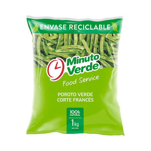 [MINUTO VERDE] POROTO VERDE CONGELADO MINUTO VERDE 1KG