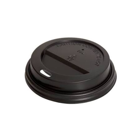 [0] TAPA VASO NEGRA 8oz X 50und