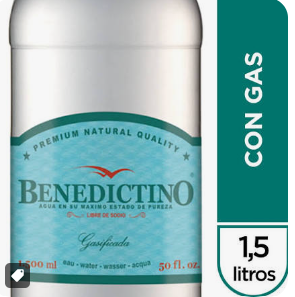 [COCA COLA] AGUA BENEDICTINO CON GAS 1.5