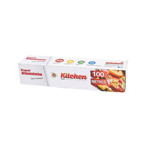 ROLLO ALUMINIO 100 MT KITCHEN