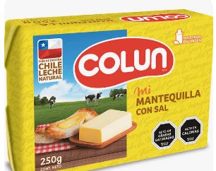 MANTEQUILLA CON SAL 250GR